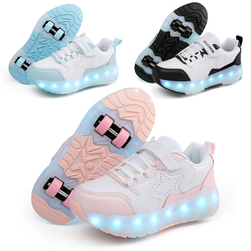Kid Led Sneakers USB Charging  - Outdoor Lighting Grid Screen recension och pris