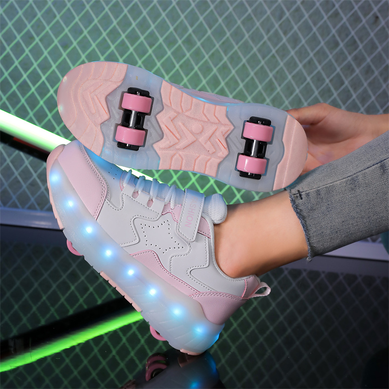 Kid Led Sneakers USB Charging  - Outdoor Lighting Grid Screen recension och pris